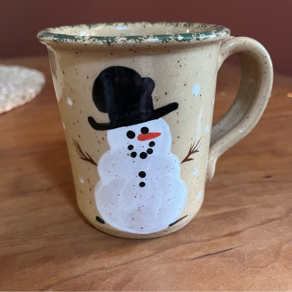 Three Rivers Pottery Snowman Mug
